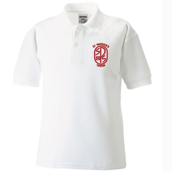 St Patricks Primary Poloshirt White