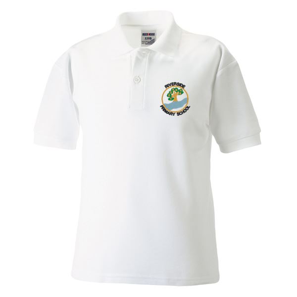 Riverside Primary Livingston Poloshirt White