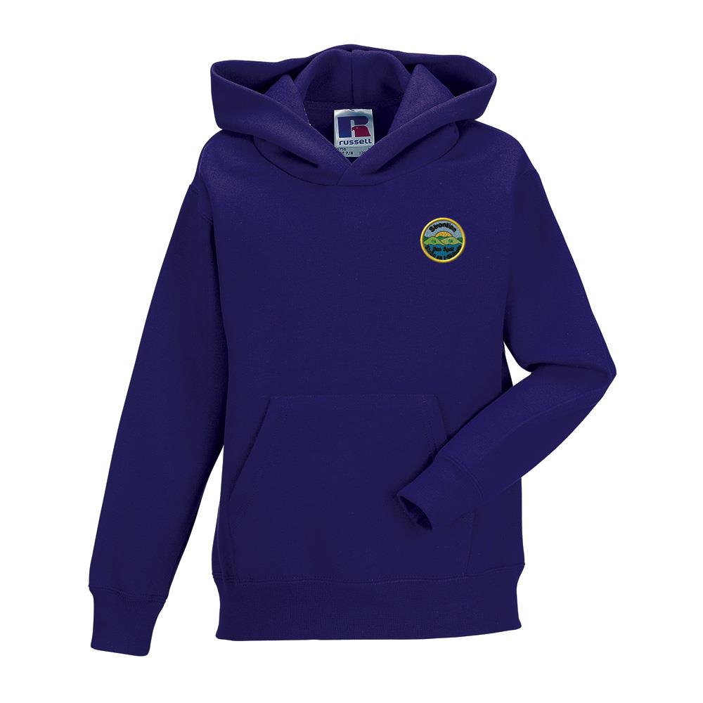 Strontian Primary Hooded Sweatshirt Purple