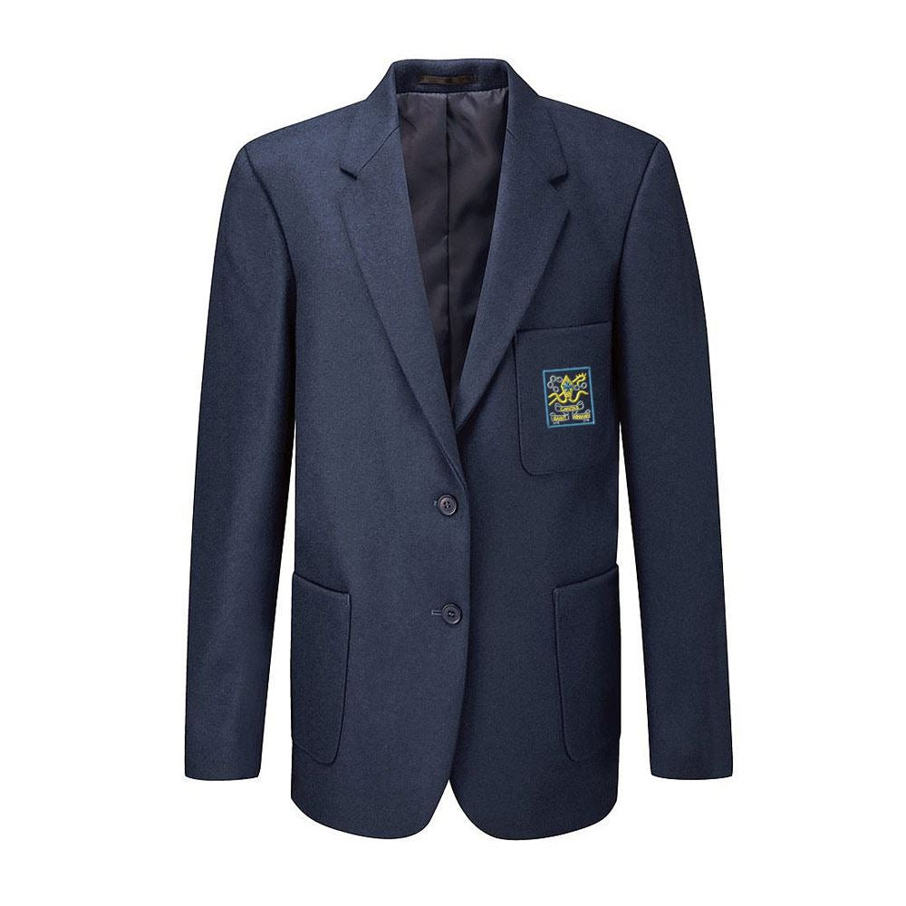St Ninians Primary Girls Wool Blazer Navy