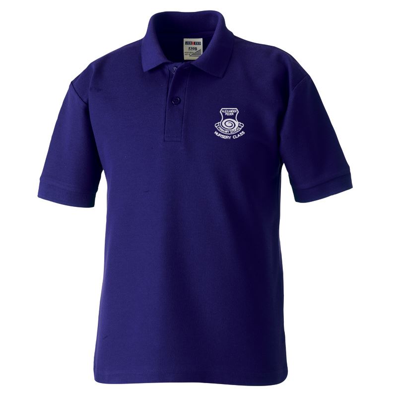 Alexander Peden Nursery Poloshirt Purple