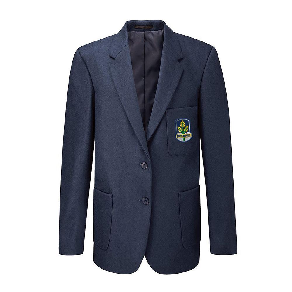 Broomhill Primary Girls Wool Blazer Navy