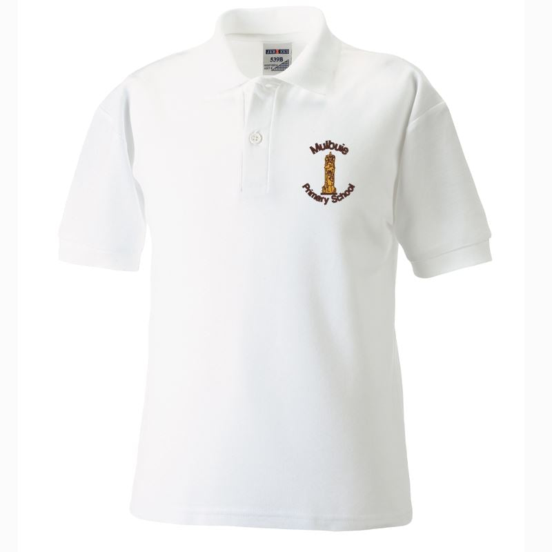 Mulbuie Primary Poloshirt White