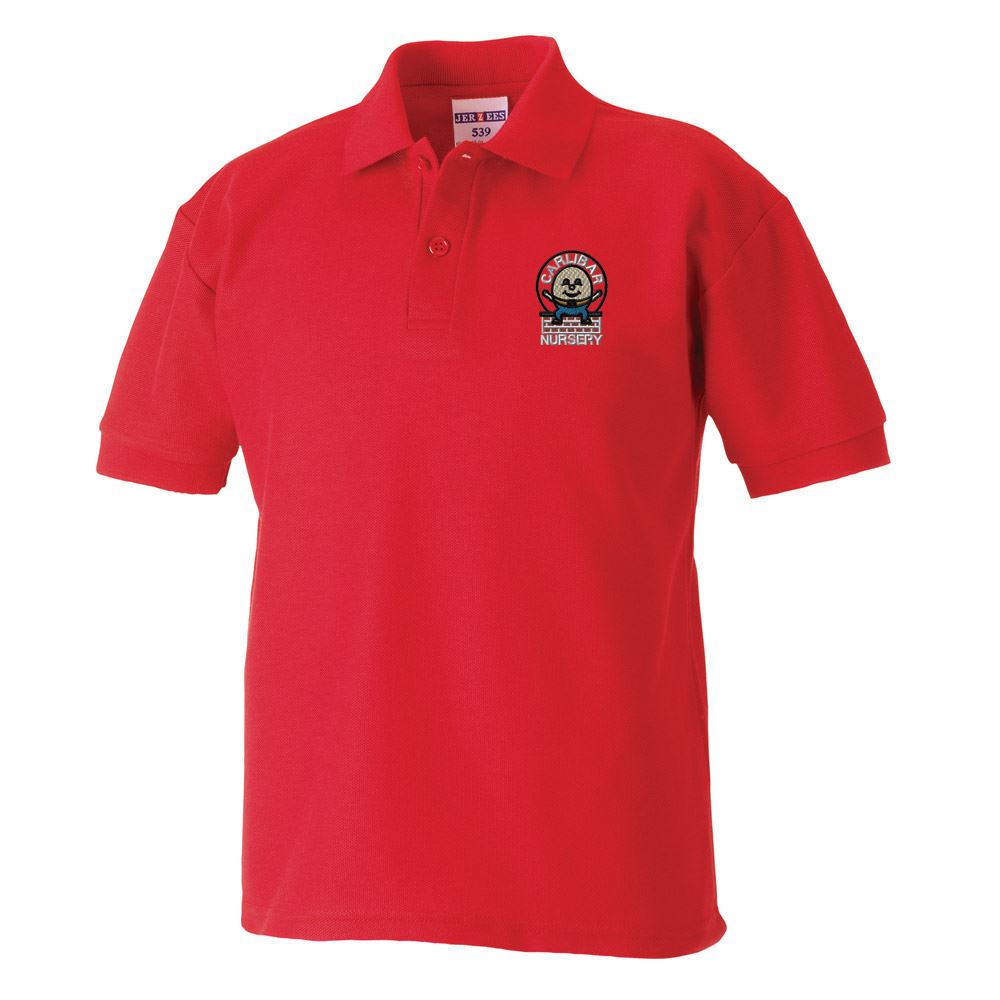 Carlibar Nursery Poloshirt Red