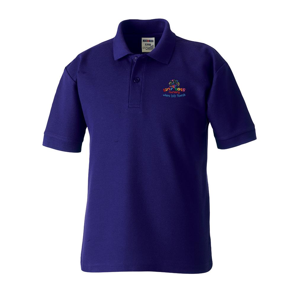 Tiny Tots Nursery Cumbernauld Poloshirt Purple