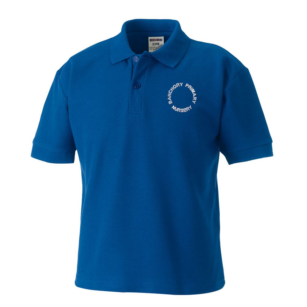 Banchory Nursery Poloshirt Royal