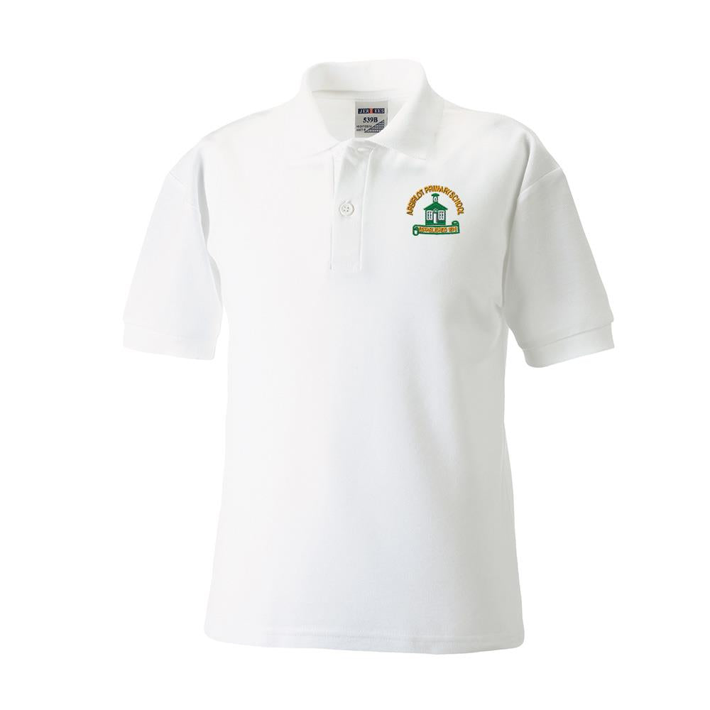 Arbirlot Primary Poloshirt White