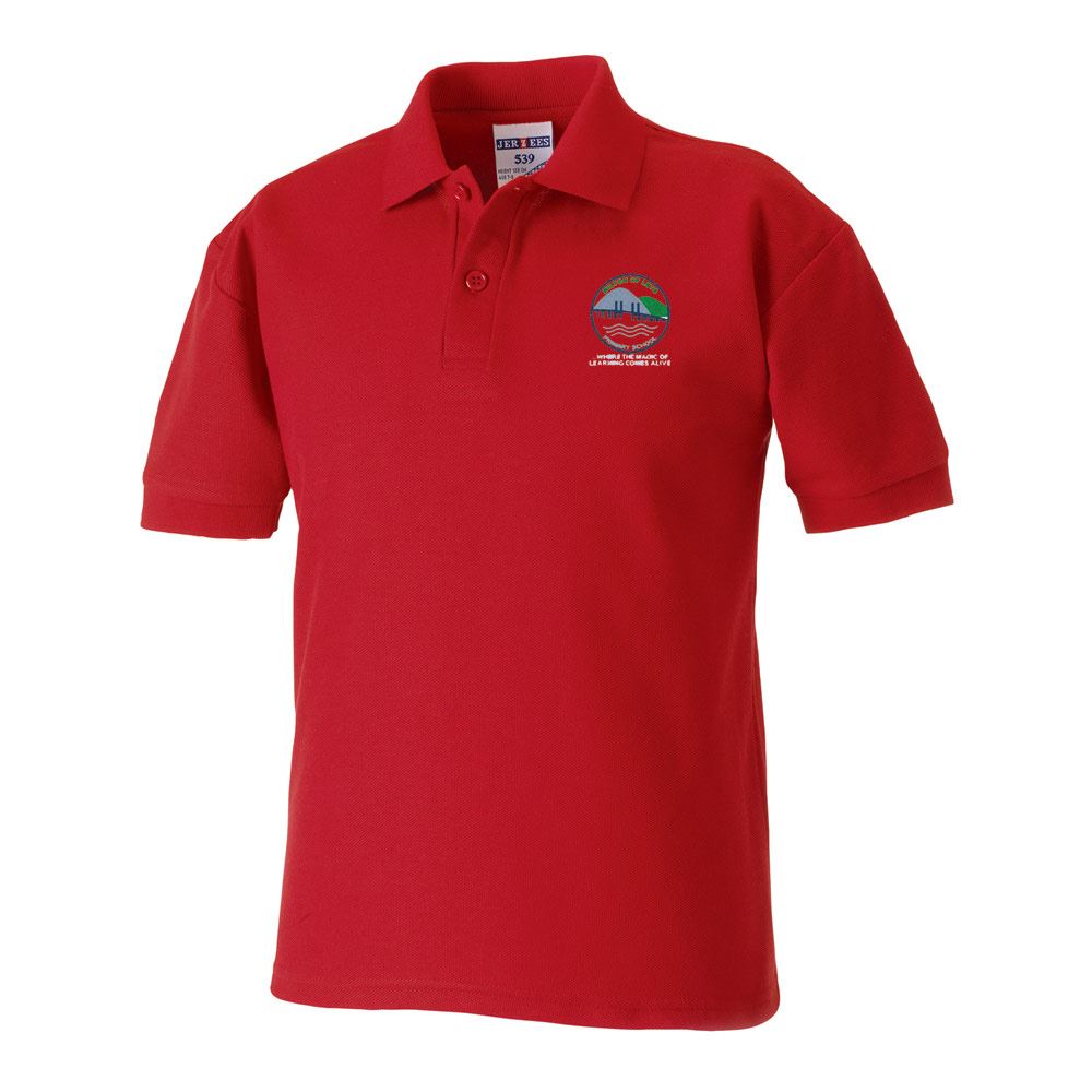 Milton of Leys Poloshirt Classic Red
