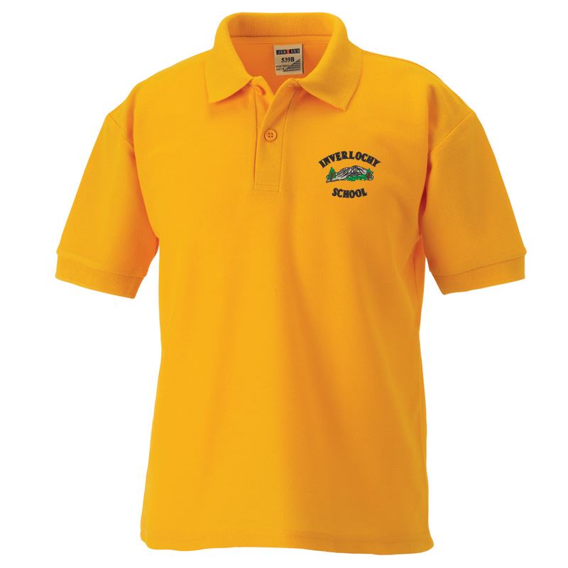 Inverlochy Primary Poloshirt Gold