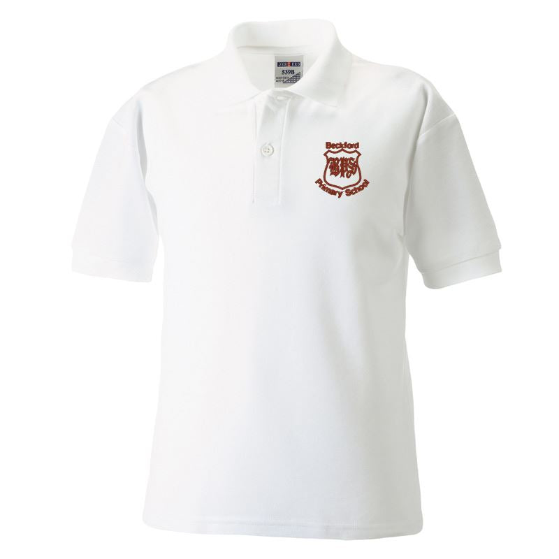 Beckford Primary Poloshirt White