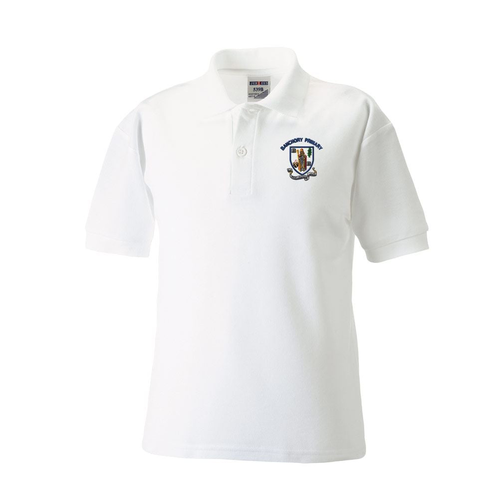 Banchory Primary Poloshirt White