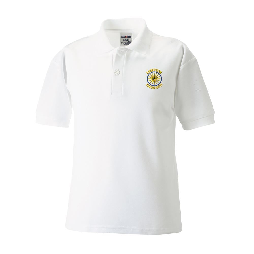 Edderton Primary Poloshirt White