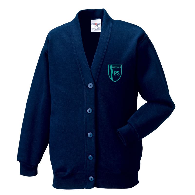 Whitdale Primary Sweat Cardigan Navy