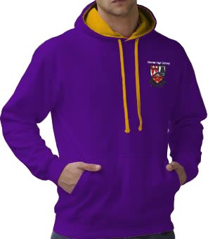 Kinross High Senior Varsity Hooded Top Purple