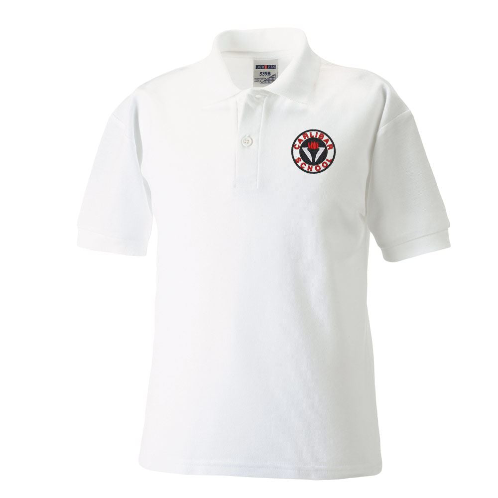 Carlibar Primary Poloshirt White