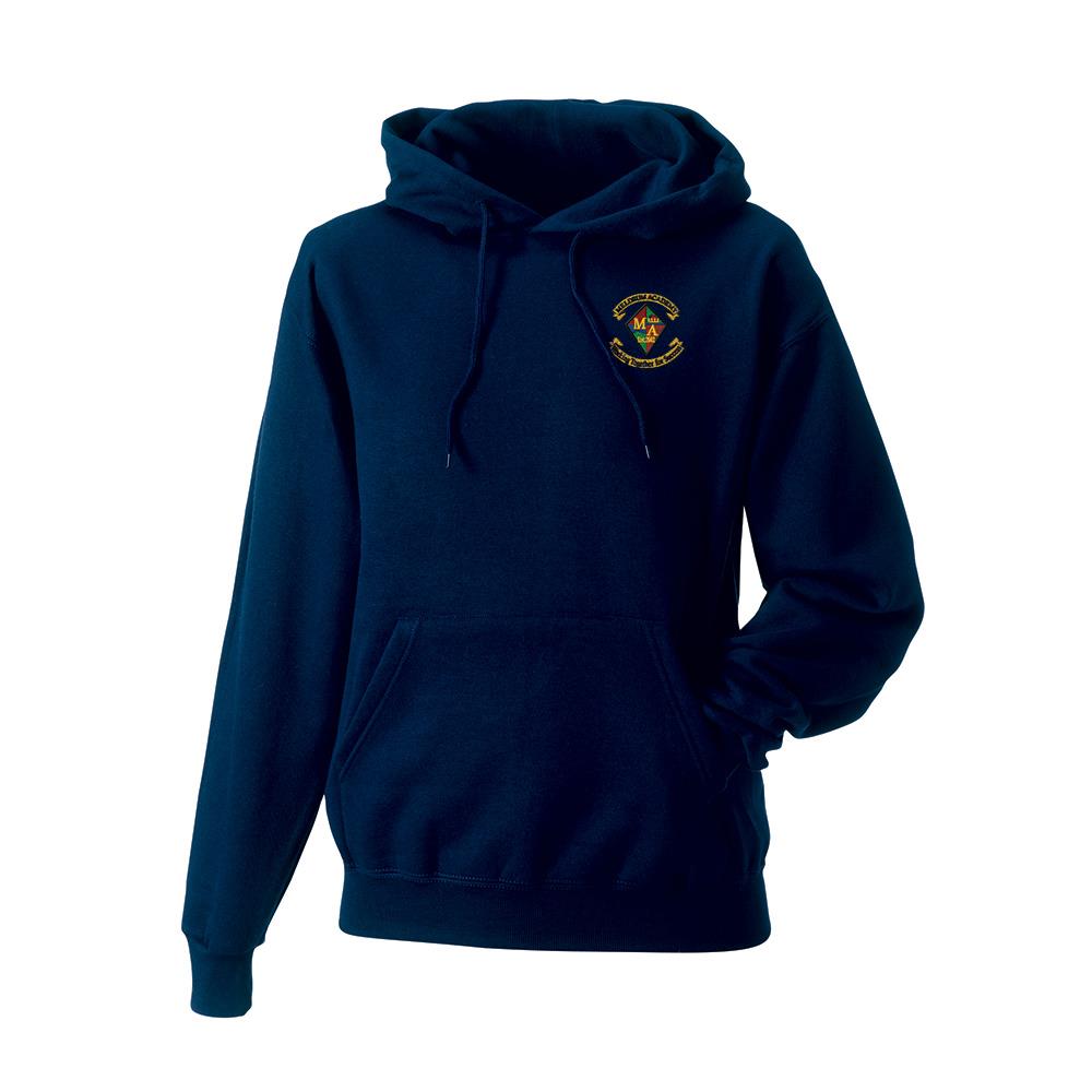 Meldrum Academy Hooded Sweatshirt Navy