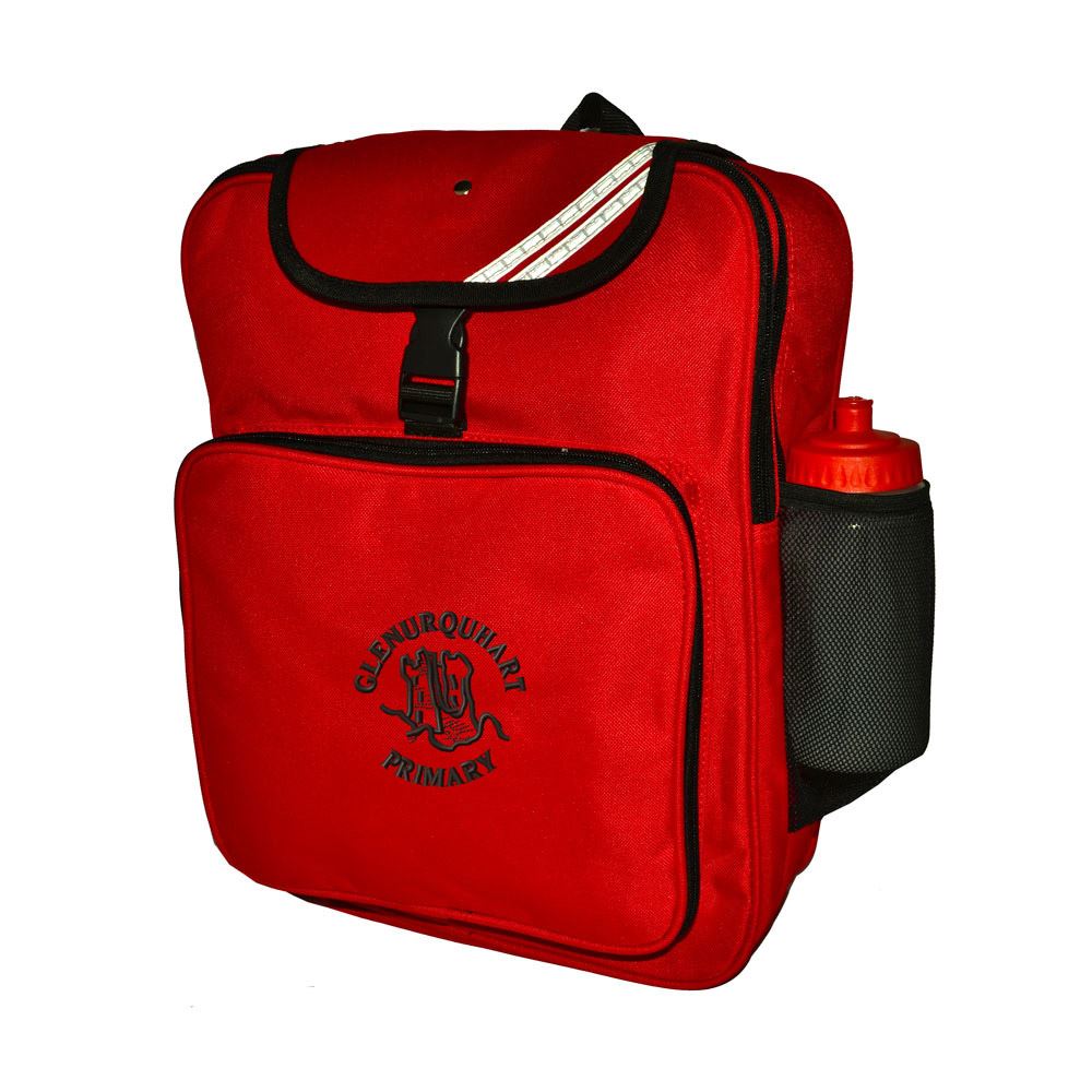 Glenurquhart Primary Junior Backpack Red