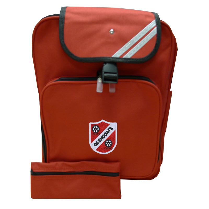 Glencoats Primary Junior Backpack Red