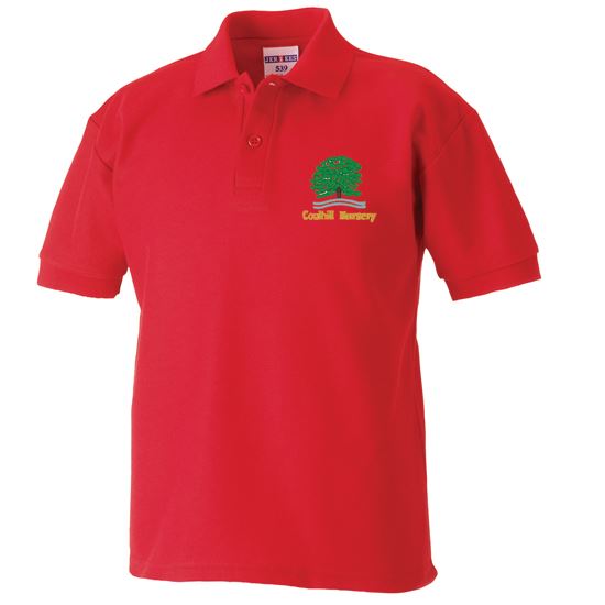 Coulhill Nursery Poloshirt Red