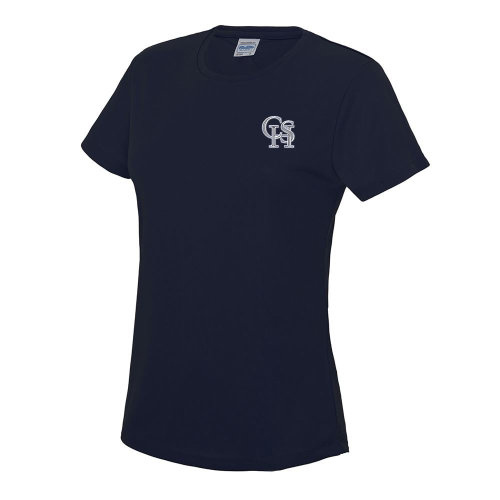 Calderglen High Girls T-Shirt Navy
