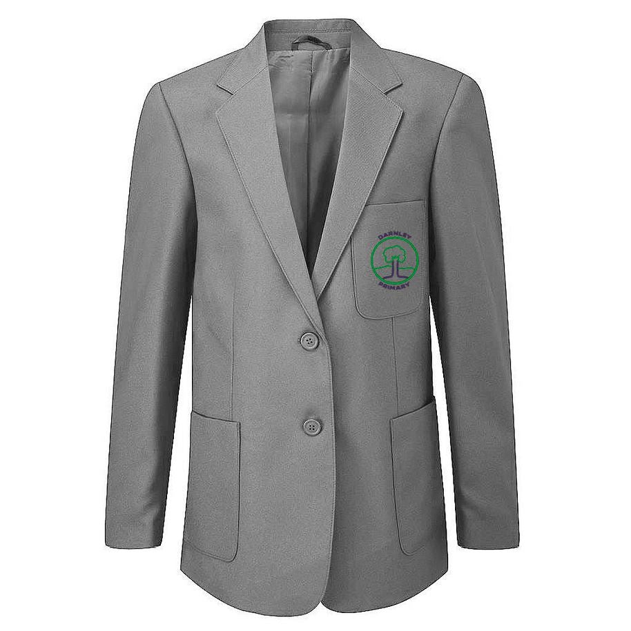 Darnley Primary Girls Poly Blazer Grey