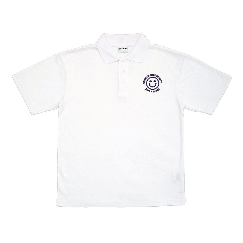 Loudoun Montgomery Early Years Poloshirt White