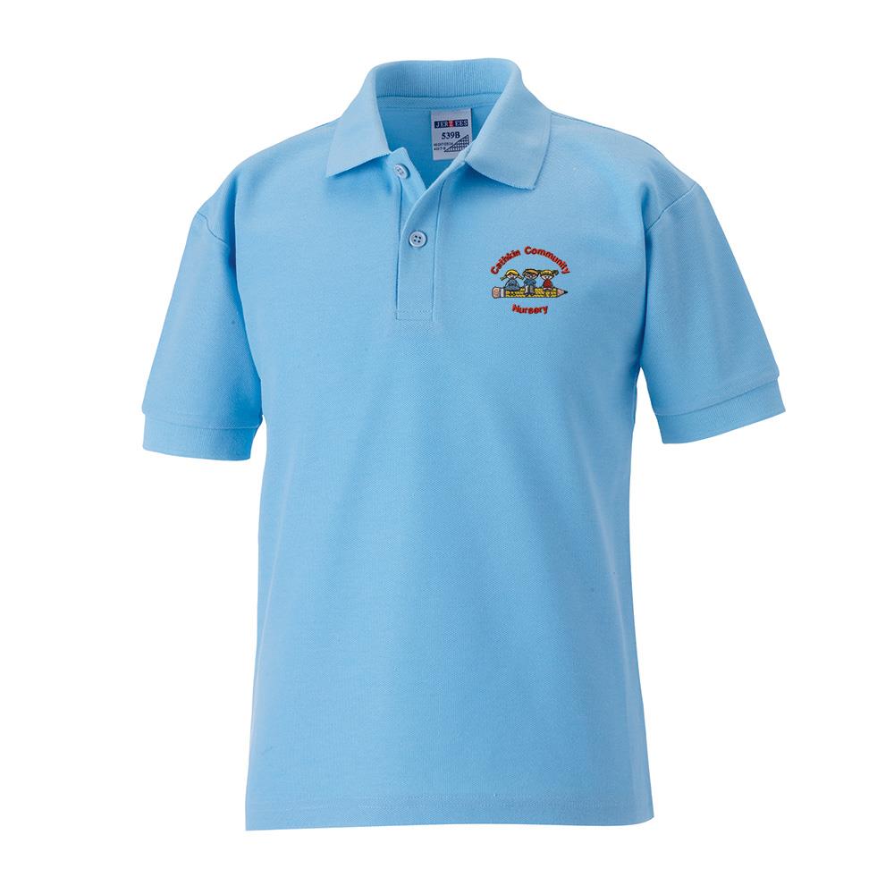 Cathkin Community Nursery Poloshirt Sky