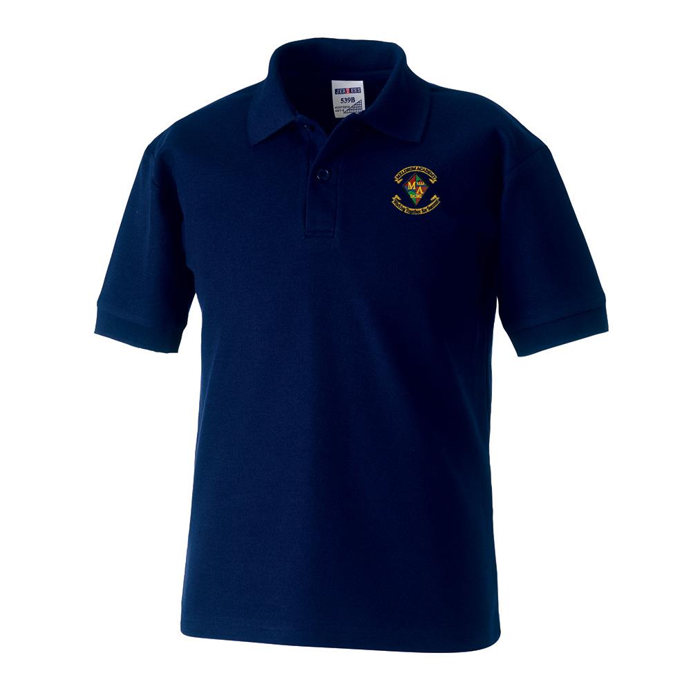 Meldrum Academy Poloshirt Navy