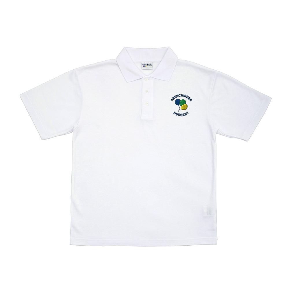 Aberchirder Nursery Poloshirt White