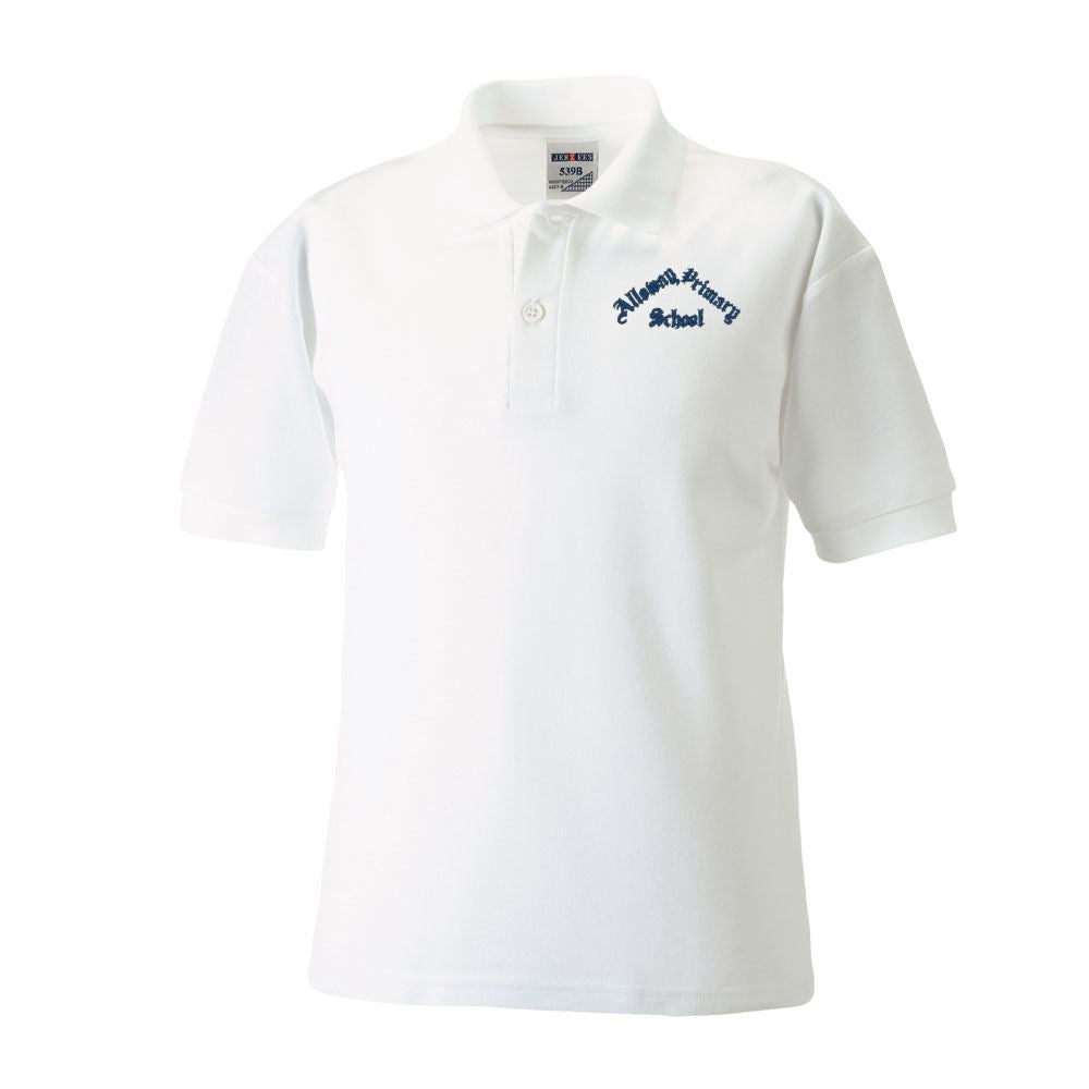 Alloway Primary Poloshirt White