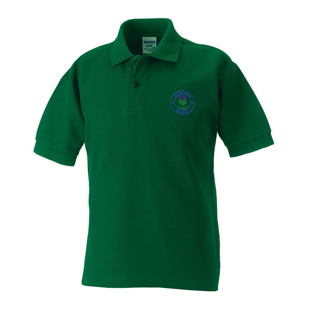 Greenhills Primary East Kilbride Poloshirt Emerald (Primary 7)