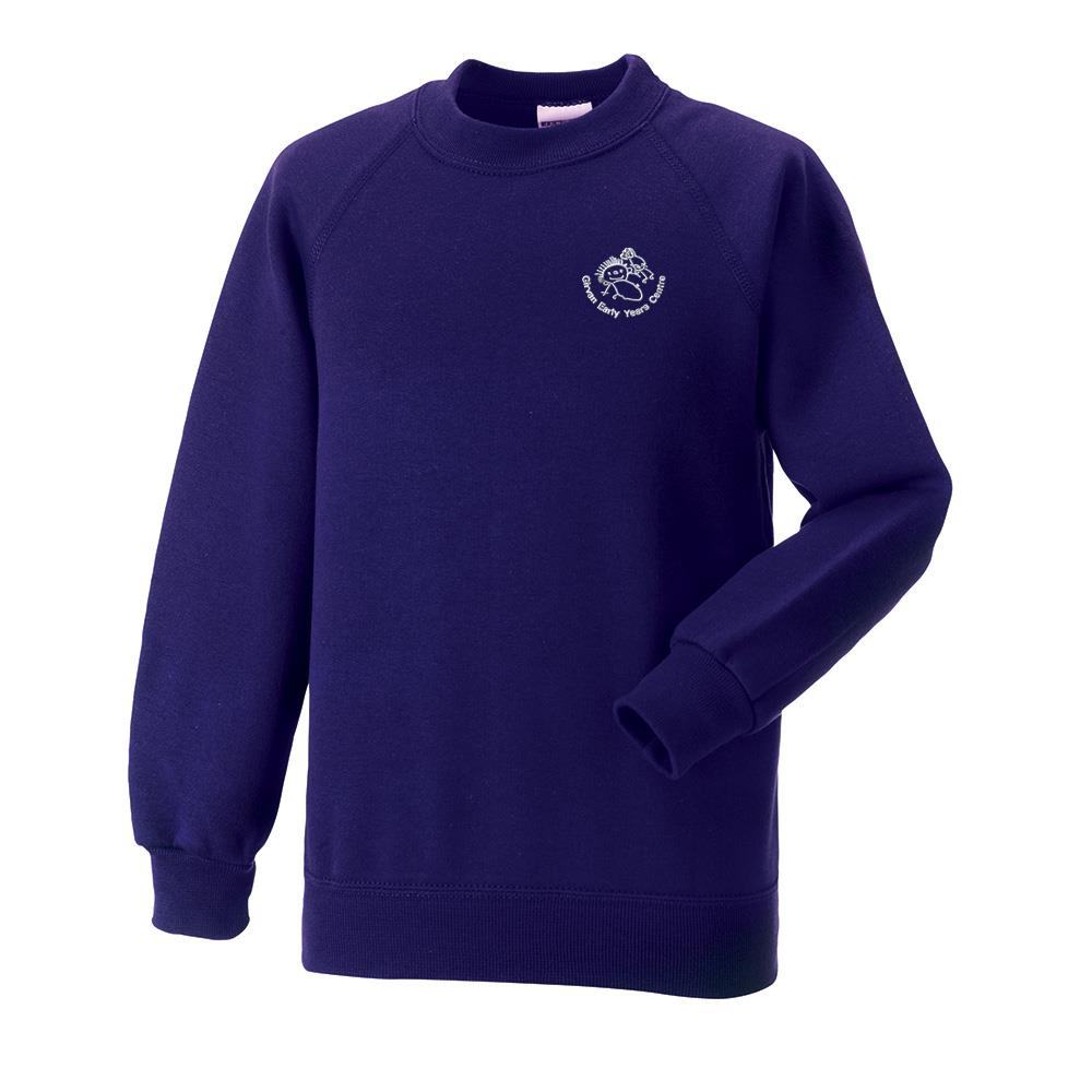 Girvan Early Years Crew Neck Sweatshirt Purple