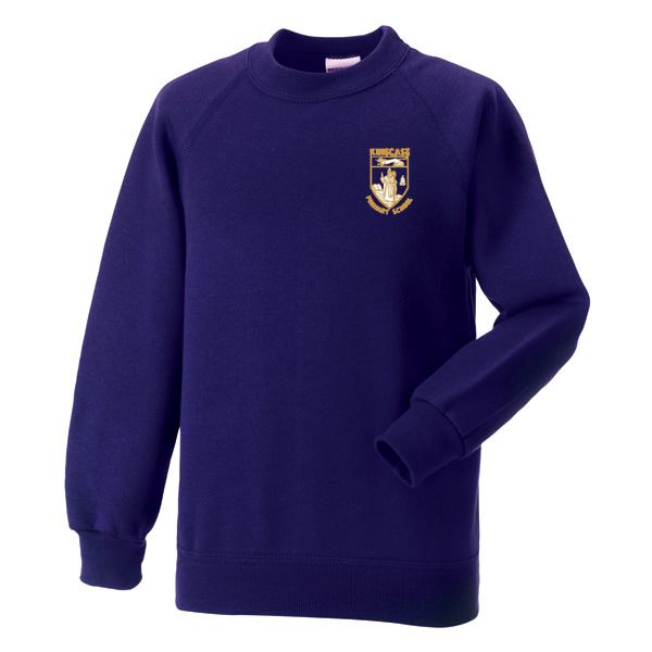 Kingcase Primary Crew Neck Sweatshirt Purple