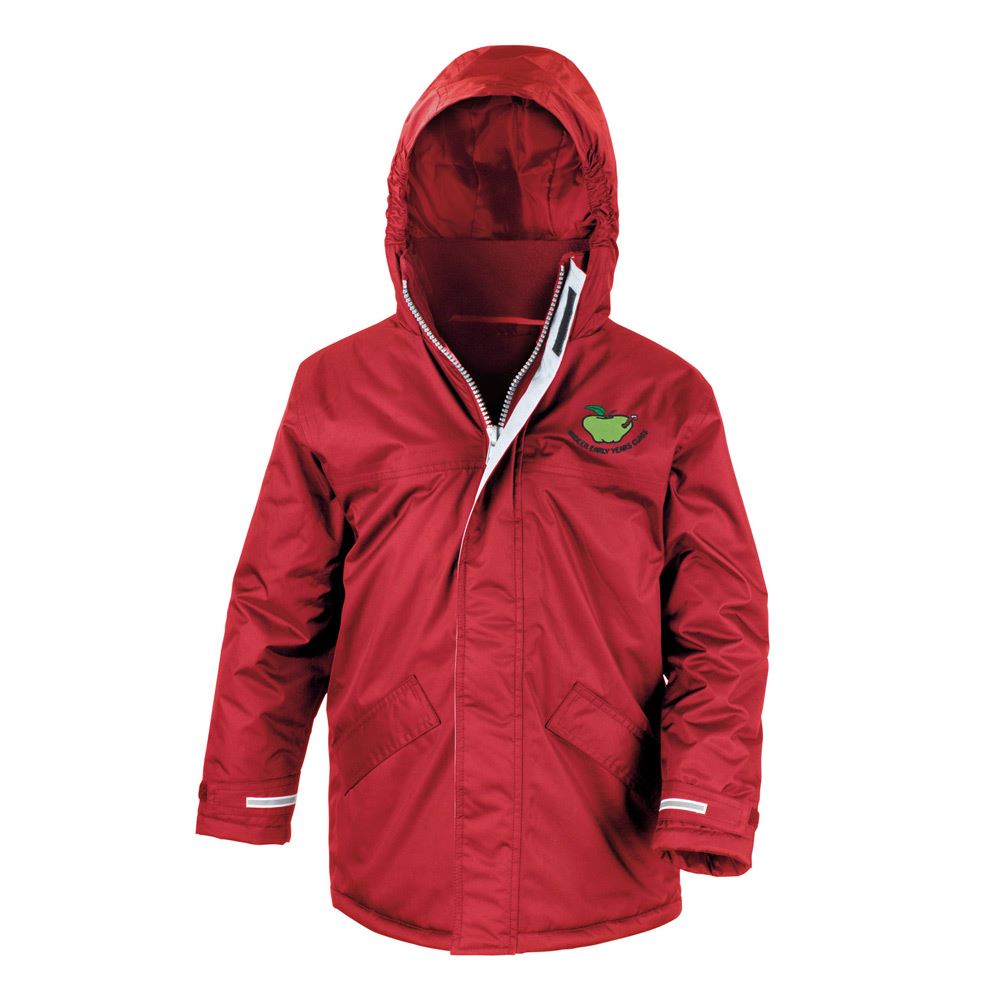 Ardeer Early Years Core Kids Winter Parka Red
