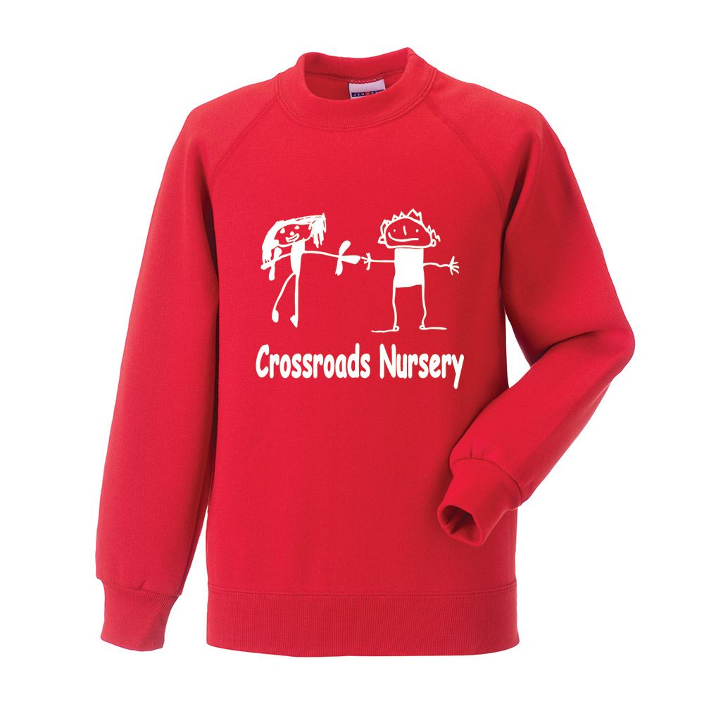 Crossroads Nursery Crew Neck Sweatshirt Red