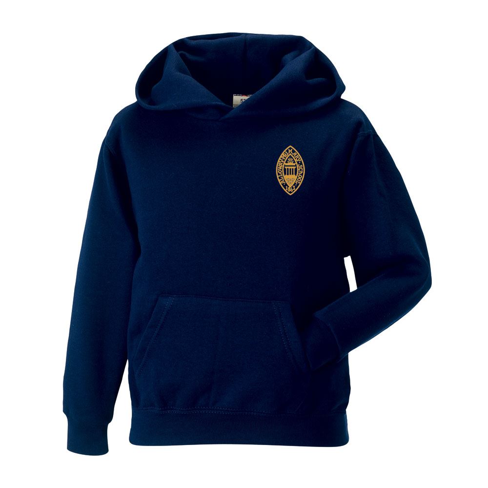 Alloway Primary Hooded Sweatshirt Navy