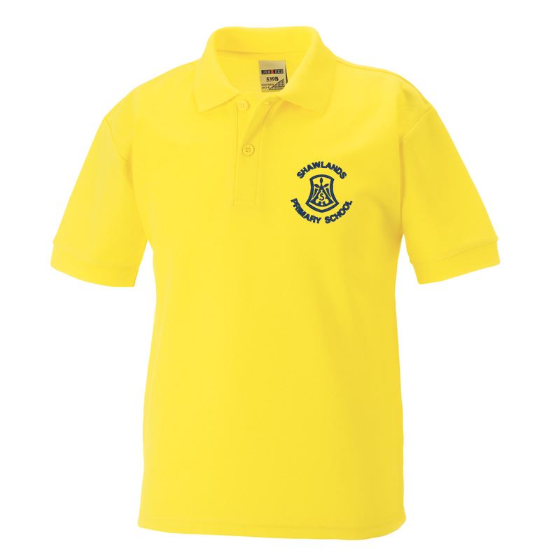 Shawlands Primary Poloshirt Yellow