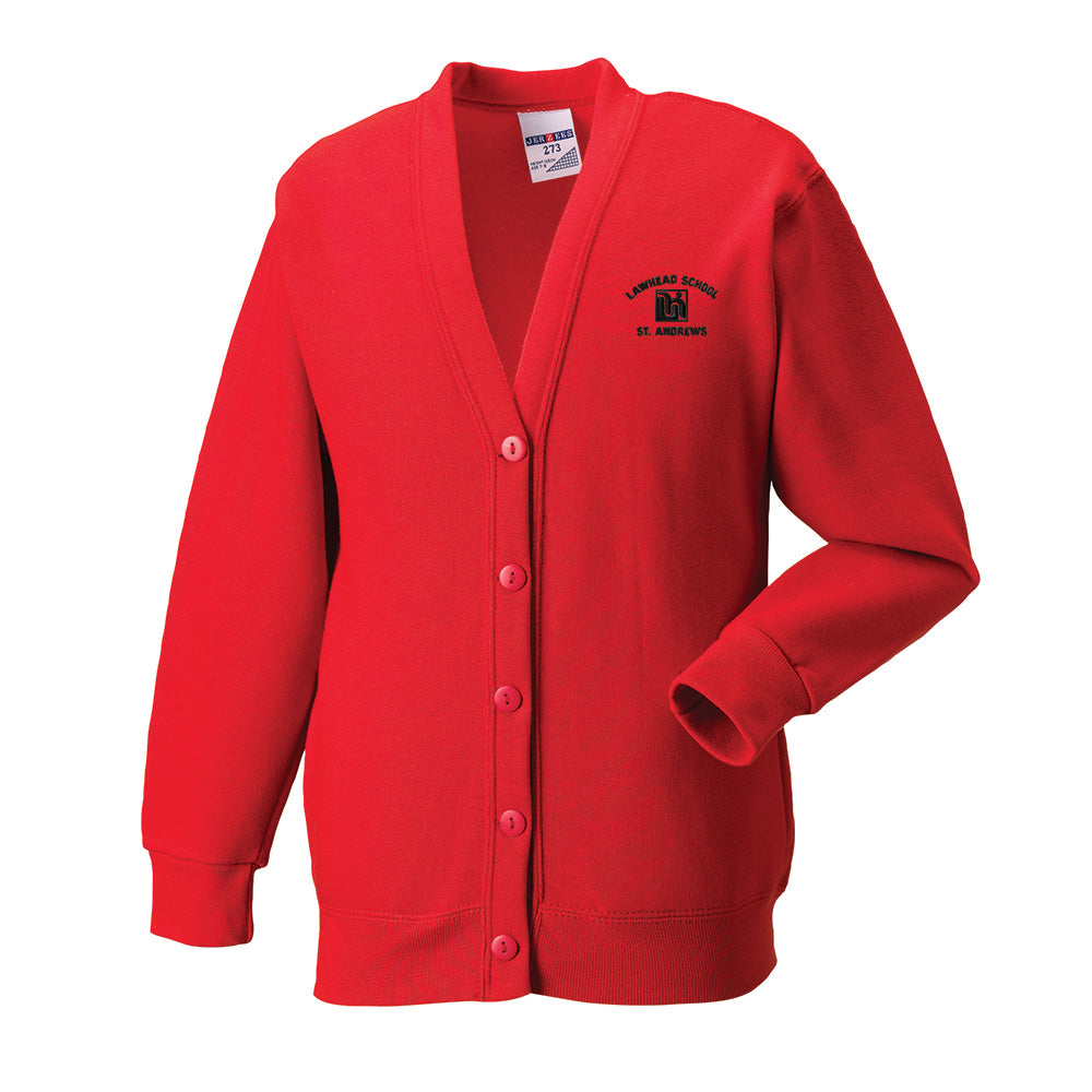 Lawhead Primary Cardigan Red