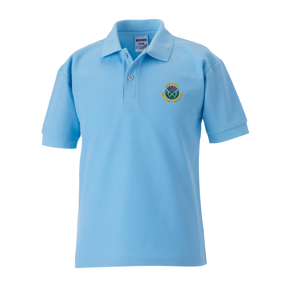 Golfhill Primary Poloshirt Sky