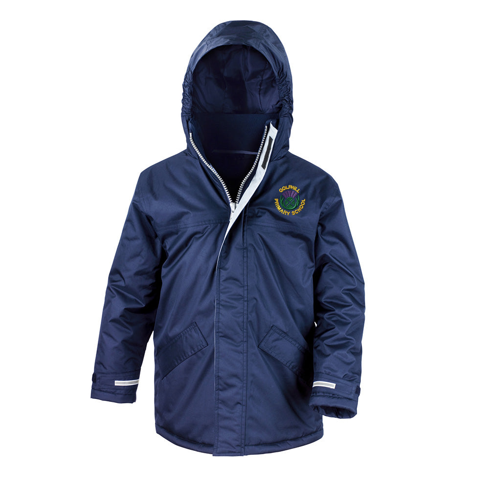 Golfhill Primary Core Kids Winter Parka Navy