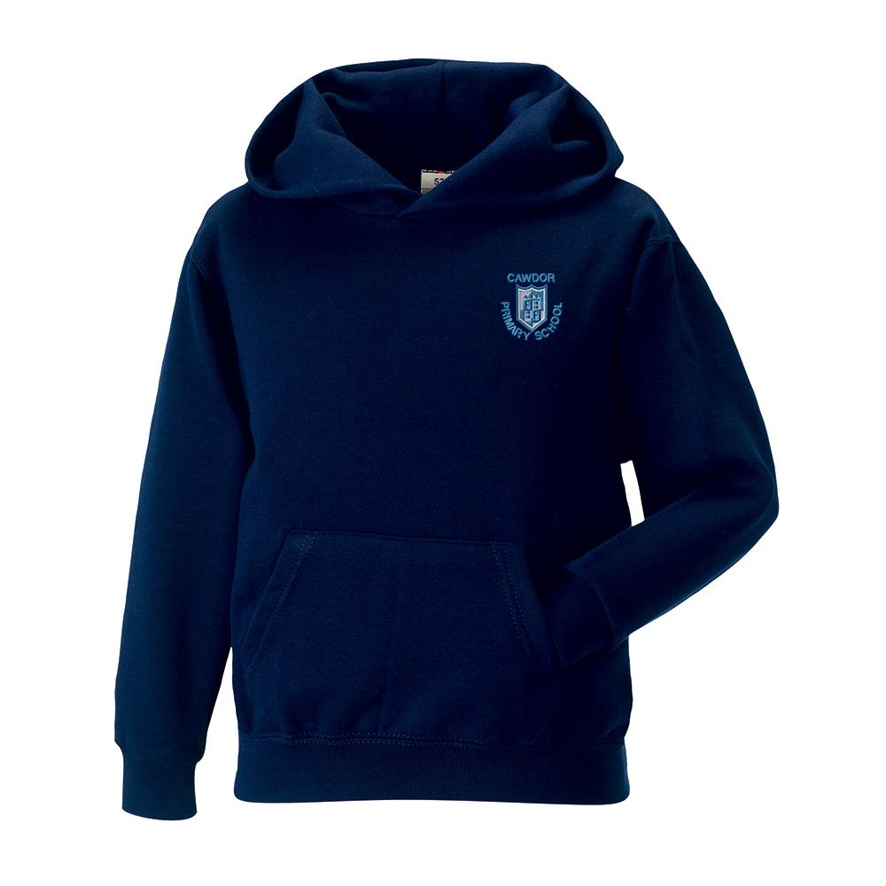 Cawdor Primary Hooded Sweatshirt Navy