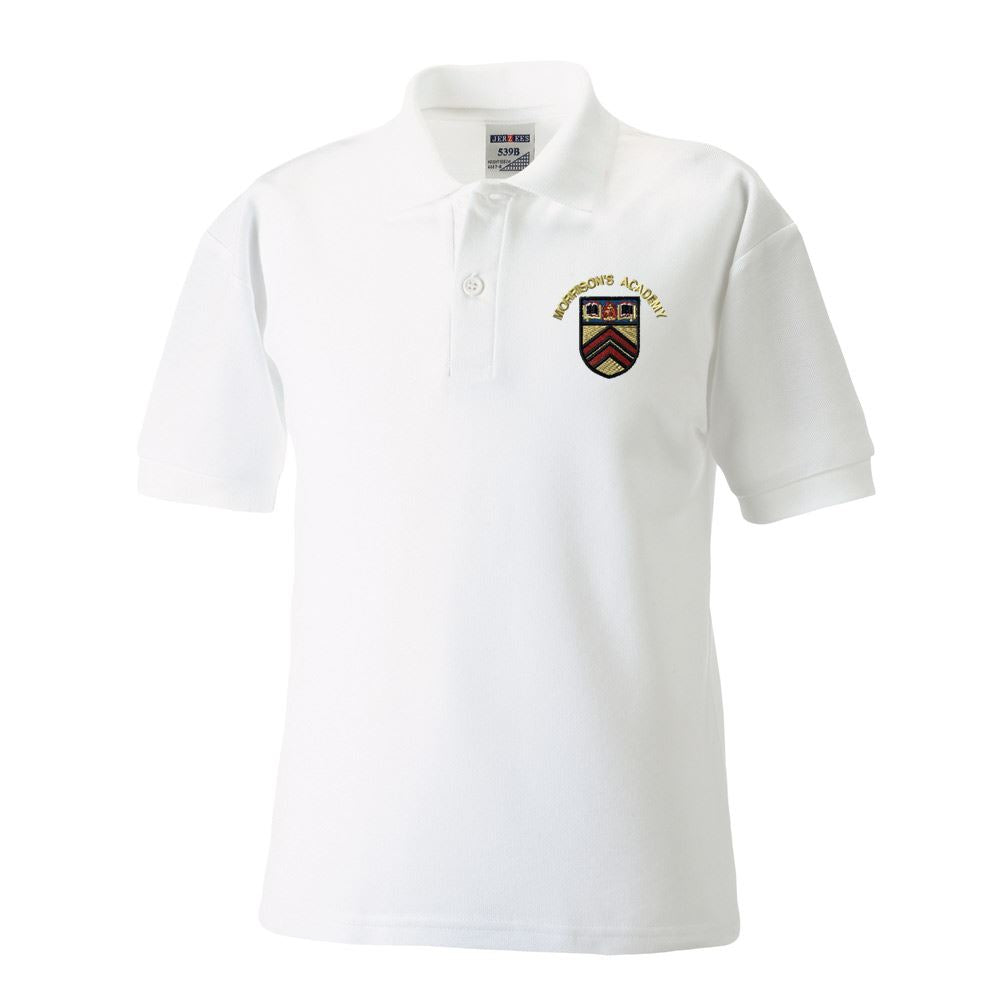 Morrisons Academy Poloshirt White