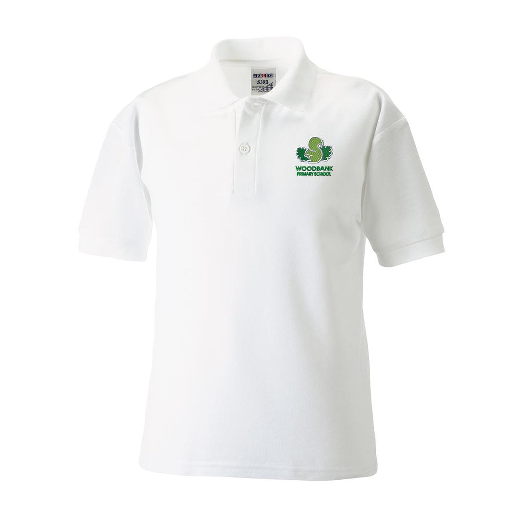 Woodbank Primary Poloshirt White
