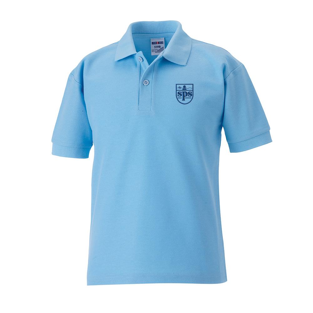 Springside Primary Poloshirt Sky