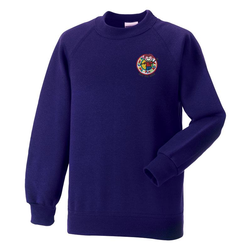 Centre Pre-School Crew Neck Sweatshirt Purple