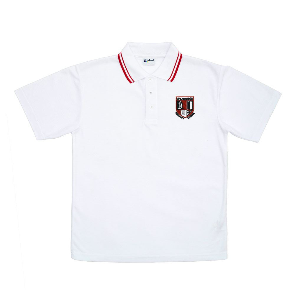 Uplawmoor Primary Trimmed Polo White/Red