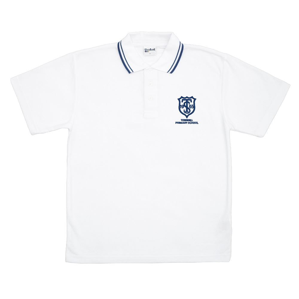 Townhill Primary Trimmed Polo White/Navy