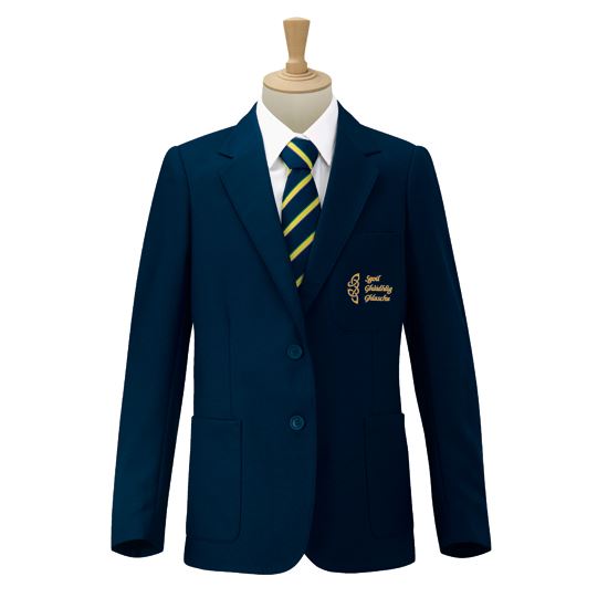Govan Gaelic Primary Girls Poly Blazer Navy main image 1