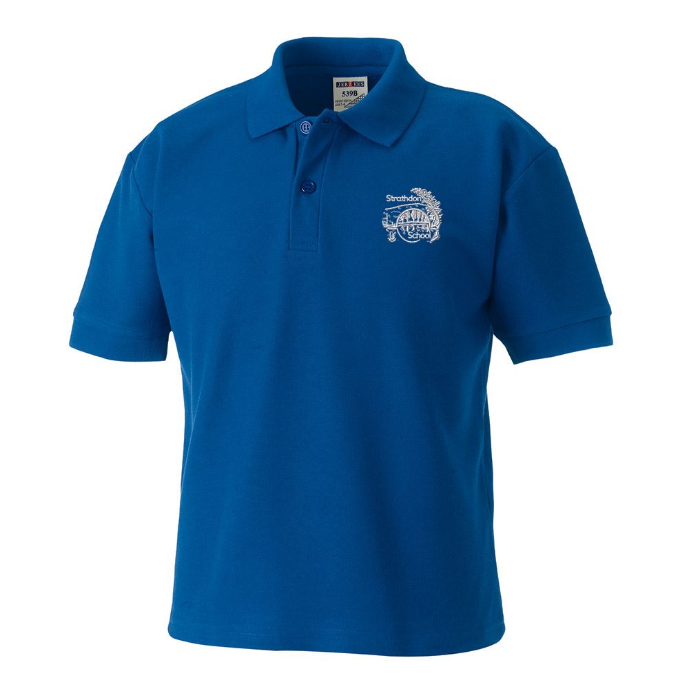 Strathdon Primary Poloshirt Royal