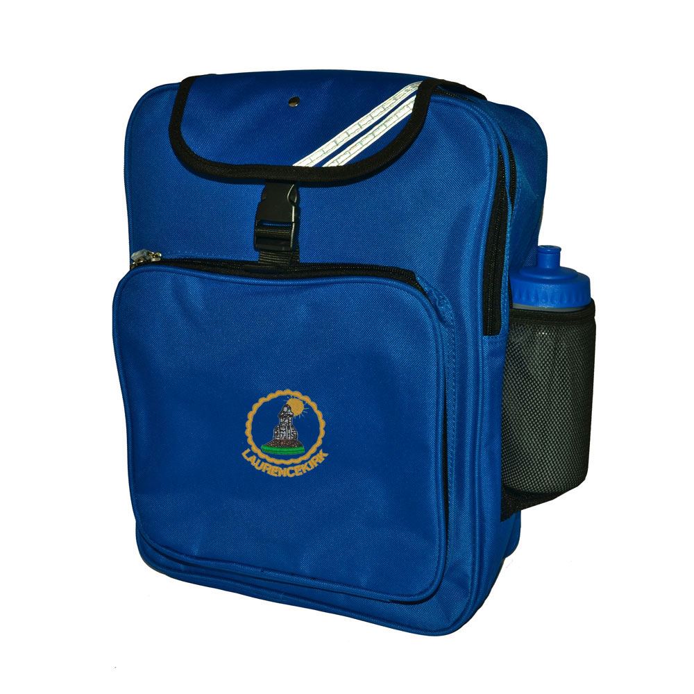 Laurencekirk Primary Junior Backpack Royal Schoolwear Made Easy